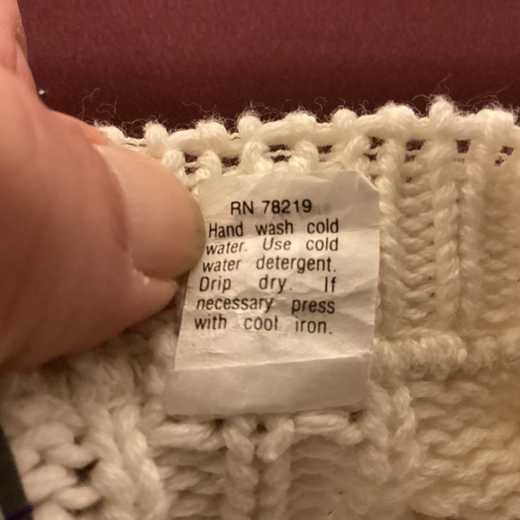 L. Etienne Pour Homme Men’s Cable Crewneck Cotton Sweater Made USA size XL Tall - Picture 7 of 9